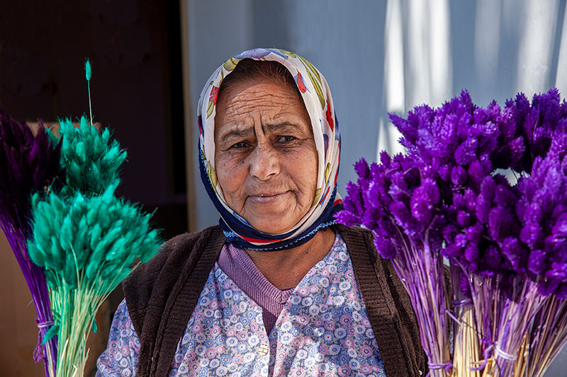 Turan köyü Kuru çiçek