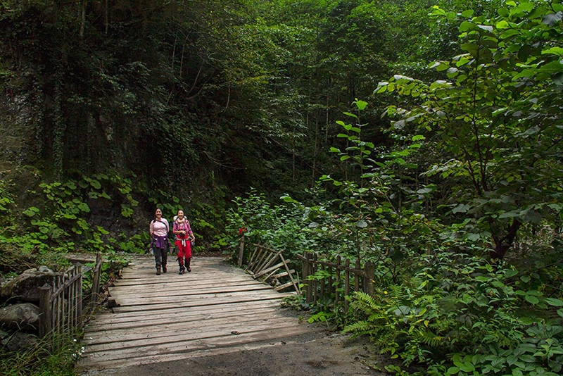 Doğada huzur yürüyüş trekking