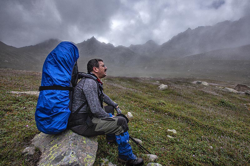 Dağcılık doğa trekking patikatrek